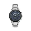 BOSS Chronograph Quartz Watch for men Cloud Collection with Stainless Steel bracelet, Blue, bracelet