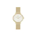 Lacoste Suzanne IP Thin Gold Steel White Dial Women's Watch