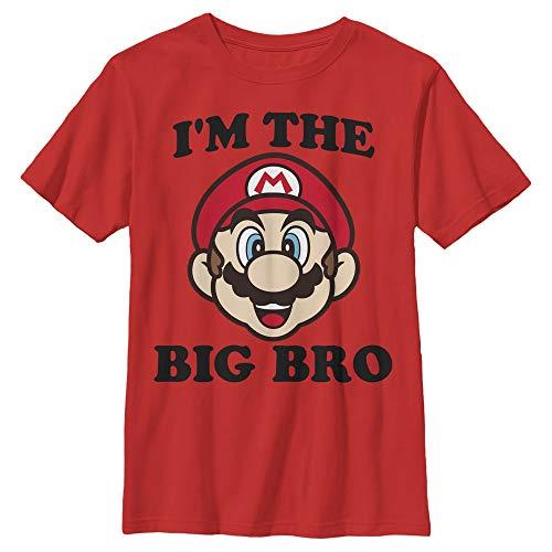 Nintendo Boys Big Bro Mario, Red, Medium