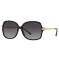 Michael Kors ADRIANNA II MK 2024 BLACK GOLD/LIGHT GREY SHADED women Sunglasses