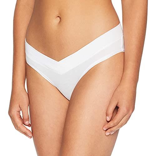 Bonds Women's Cotton Blend Maternity Bikini Brief, White, 18REG