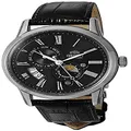 Orient Men's 'Sun and Moon Version 3' Japanese Automatic/Hand-Winding Watch with Sapphire Crystal, Black