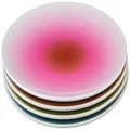 French Bull 6" Melamine Dinnerware Colorful Appetizer Plate Set, 4 Piece - Ombre
