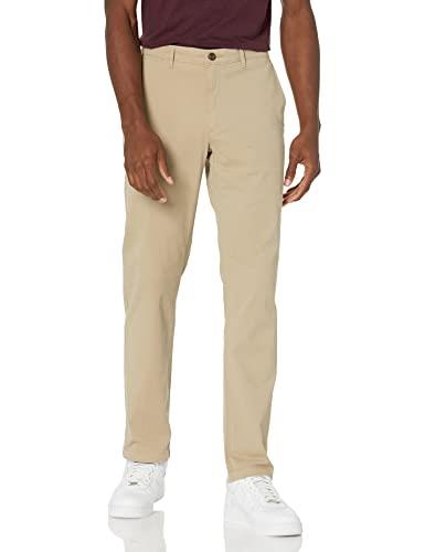 Amazon Essentials Men's Slim-Fit Casual Stretch Khaki Pant, Khaki Brown, 38W x 29L