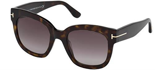 Sunglasses Tom Ford FT 0613 Beatrix- 02 52T Dark Havana/Gradient Bordeaux