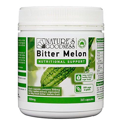 Natures Goodness 500mg Bitter Melon 365 Capsules