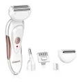 Conair Satiny Smooth Ladies All-In-One Shave & Trim System, Electric Shaver for Women.