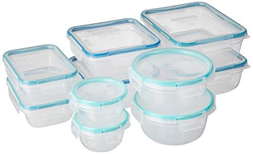 Snapware Total Solution Plastic Food Storage Container Set with Lids (20-Piece Set)