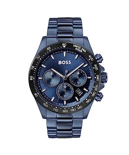 Hugo Boss Hero IP Blue Steel Blue Dial Men's Watch