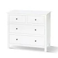 HelloFurniture 4 Chest of Drawers Timber Storage Cabinet Organiser Bedroom Furniture White