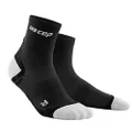 CEP ultralight short socks, black/light grey, women III