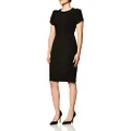 Calvin Klein Essential Sheath Tulip Sleeves – Women’s Casual Dresses with Professional Flair, Black 3, 6