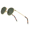 SUNGAIT Polarized Classic Small Vintage Round Sunglasses For Women Men Classic Metal Frame Retro (Gold Frame/Polarized Green Lens)8059JKMOLV-AU
