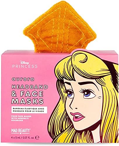 Disney Princess Cosmetic Aurora Sheet Face Mask and Headband Set
