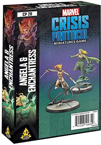 Atomic Mass Games Marvel Crisis Protocol Angela and Enchantress Miniatures Game