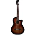 Cordoba Fusion 5 Acoustic-Electric Cutaway Nylon String Guitar, Sonata Burst, Fusion Series