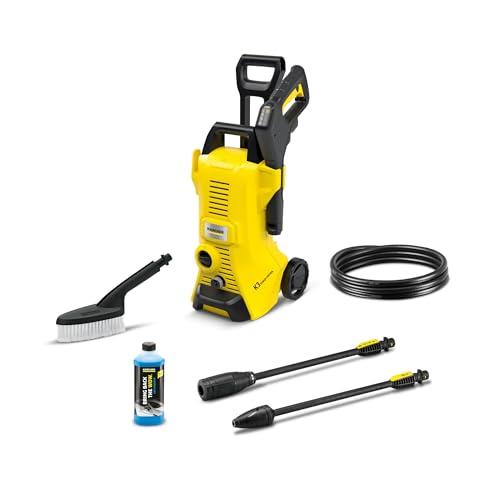 Kärcher K 3 Power Control Pressure Washer, Pressure: max. 120 bar, Flow Rate: 380 l/h, Area Coverage: 25 m²/h, Water Filter, Weight: 4.4 kg, high-Pressure Hose and Gun, Dirt Blaster, Spray Lance