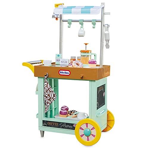 Little Tikes 2-in-1 Café Cart - Role Play Kitchen Playset for Kids with 25+ Accessories & Interactive Features - Outdoor & Indoor Use - Encourages Imaginative & Active Play - For Girls & Boys Ages 3+