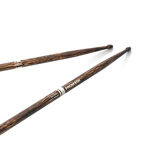 Promark Claus Hessler Signature Firegrain Hickory, ActiveGrip Clear Drumsticks, One Pair