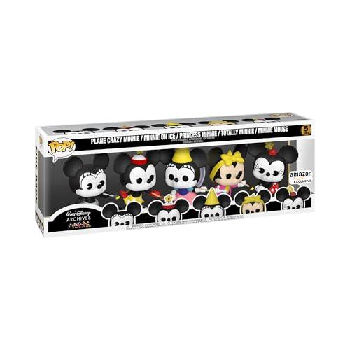 Funko Pop! Disney: Minnie Mouse 5 Pack, Amazon Exclusive, Multicolor, (58084) 20.0 cm