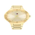 Tommy Hilfiger Naomi IP Thin Gold 2 Steel Light Champagne Dial Women's Watch