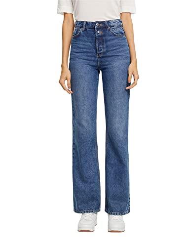 ESPRIT Women's Jeans, 902/Blue Medium Wash, 24W / 34L
