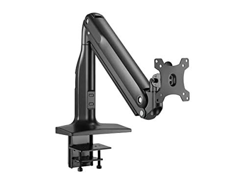 Monoprice Heavy-Duty Single-Monitor Full-Motion Adjustable Gas-Spring Desk Mount for 32~49in Screen Computer Monitor Stand - Workstream Collection