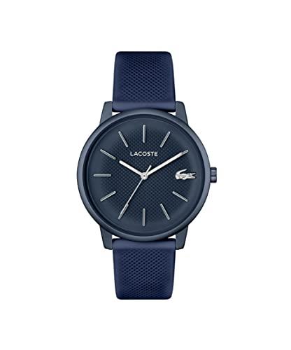 Lacoste 2011172 12.12 Blue Silicone Men's Watch, Blue Dial