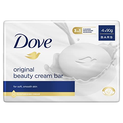 Dove Beauty Cream Bar Original Soap (4 x 90g bars)