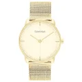 Calvin Klein Iconic Plated Thin Gold 1 Steel Champagne Dial Unisex Watch