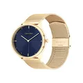 Calvin Klein Iconic Plated Thin Gold 1 Steel Blue Dial Unisex Watch