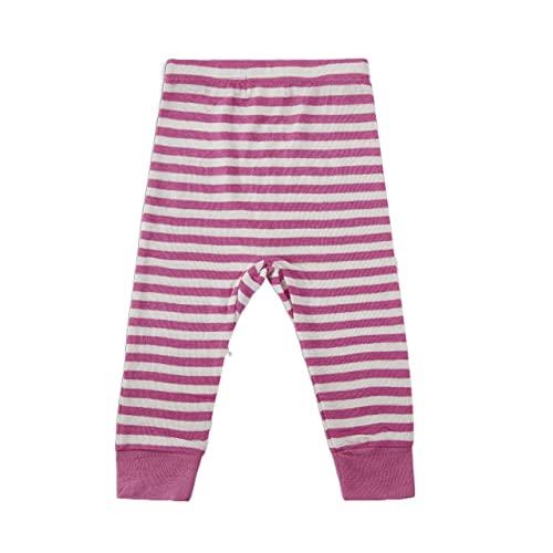 Merino Baby Merino Wool Pant for 12-18 Months Babies, Girl Stripe