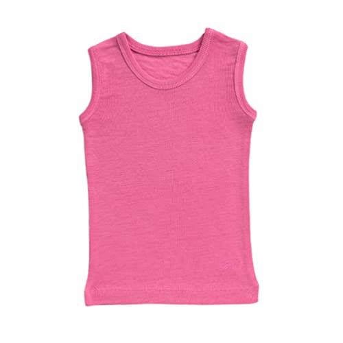 Merino Baby Vest for 12-18 Months Babies, Pink