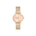 Lacoste Suzanne IP Carnation Gold Steel Carnation Gold Dial Women's Watch