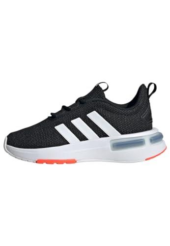 adidas Sportswear Racer TR23 Kids Shoes, Core Black/Cloud White/Solar Red, US 6