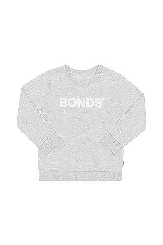 Bonds Kids Tech Sweats Pullover, New Grey Marle, 3 (24-36 Months)