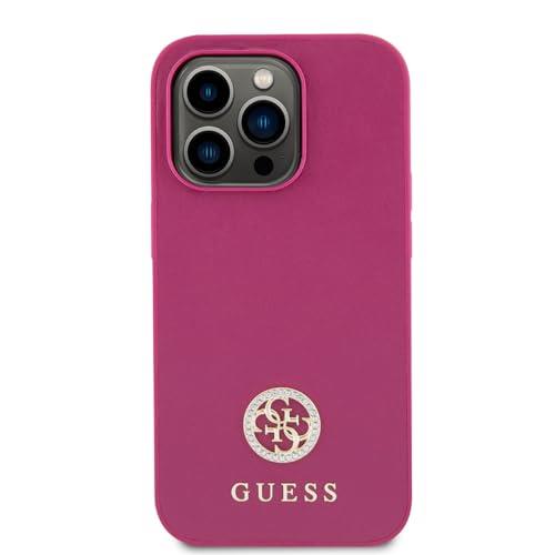 Guess 4G Diamond Smooth for iPhone 15 Pro, Matallic Pink