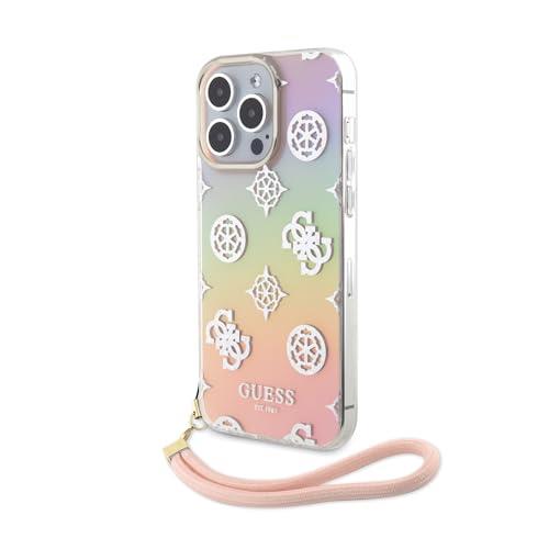 Guess Glitter Peony Edition for iPhone 15 Pro Max, Pink