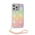 Guess Glitter Peony Edition for iPhone 15 Pro, Pink