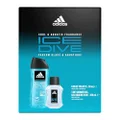 adidas Ice Dive Giftset including the adidas Ice Dive Eau de Toilette and Shower Gel, 50 ml + 250 ml