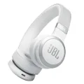 JBL Live 670 Bluetooth Adaptive Noise Cancelling On-Ear Headphones, White