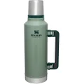 Stanley Classic Vacuum Insulated Wide Mouth Bottle - Charcoal - BPA-Free 18/8 Stainless Steel Thermos for Cold & Hot Beverages - 2 QT