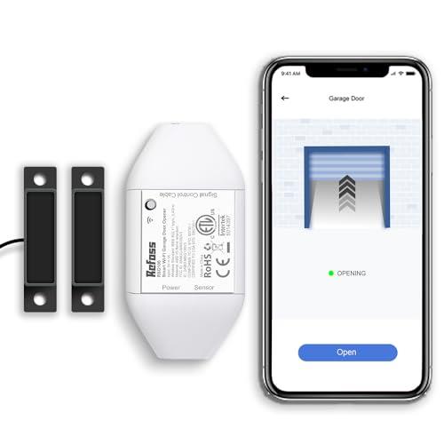 Refoss Smart Garage Door Opener, 2.4GHz Wi-Fi Only, Compatible with Google, Alexa, Real-time Notification