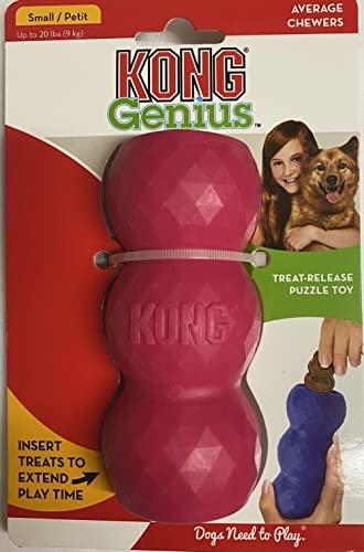 KONG - Genius Mike - Interactive Treat Dispensing Dog Puzzle Toy (Assorted Colours) - For Small Dogs