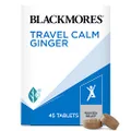 Blackmores Travel Calm Ginger, Anti-Nausea, 45 Tablets