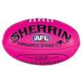 Sherrin Super Soft Touch AFL Football, Pink, Size 1