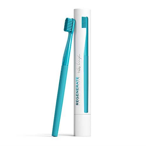 Regenerate Enamel Science™ Toothbrush Designed By Piero Lissoni - Ultra Soft Fibers - Recycled Plastic - Anti-Bacterial Teal
