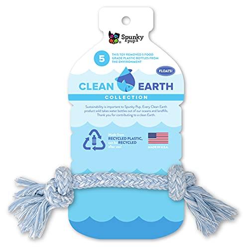 Spunky Pup Clean Earth Recycled Rope Chew Dog Toy, Small