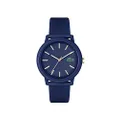 Lacoste 2011234 12.12 Blue Silicone Men's Watch, Blue Dial