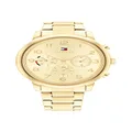 Tommy Hilfiger Isabel IP Stainless Steel Women's Watch, 38 mm Size, Gold/Gold